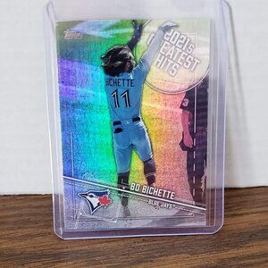 2022 Topps Bo Bichette 2021’s Greatest Hits Card Blue Jays